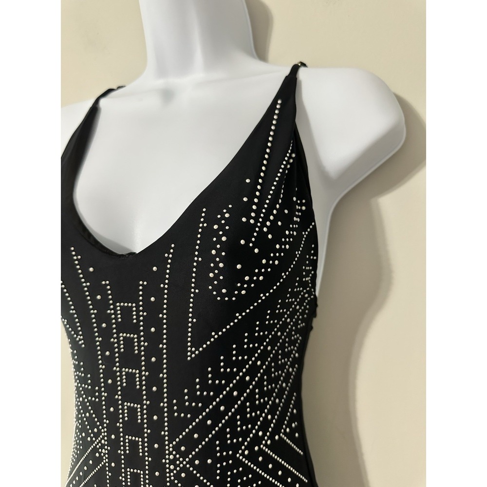 BEACH RIOT BRIDGET EMBELLISHED ONE PIECE SWIMSUIT - BLACK NWOT Size S - Picture 7 of 9